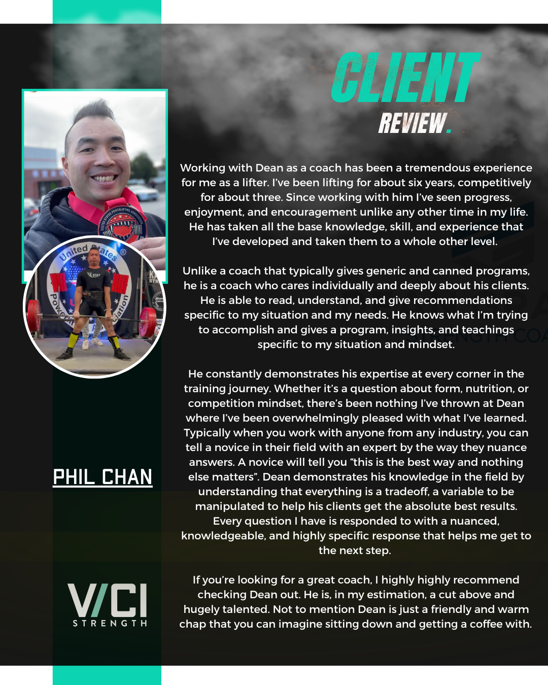 Phil Chan client review