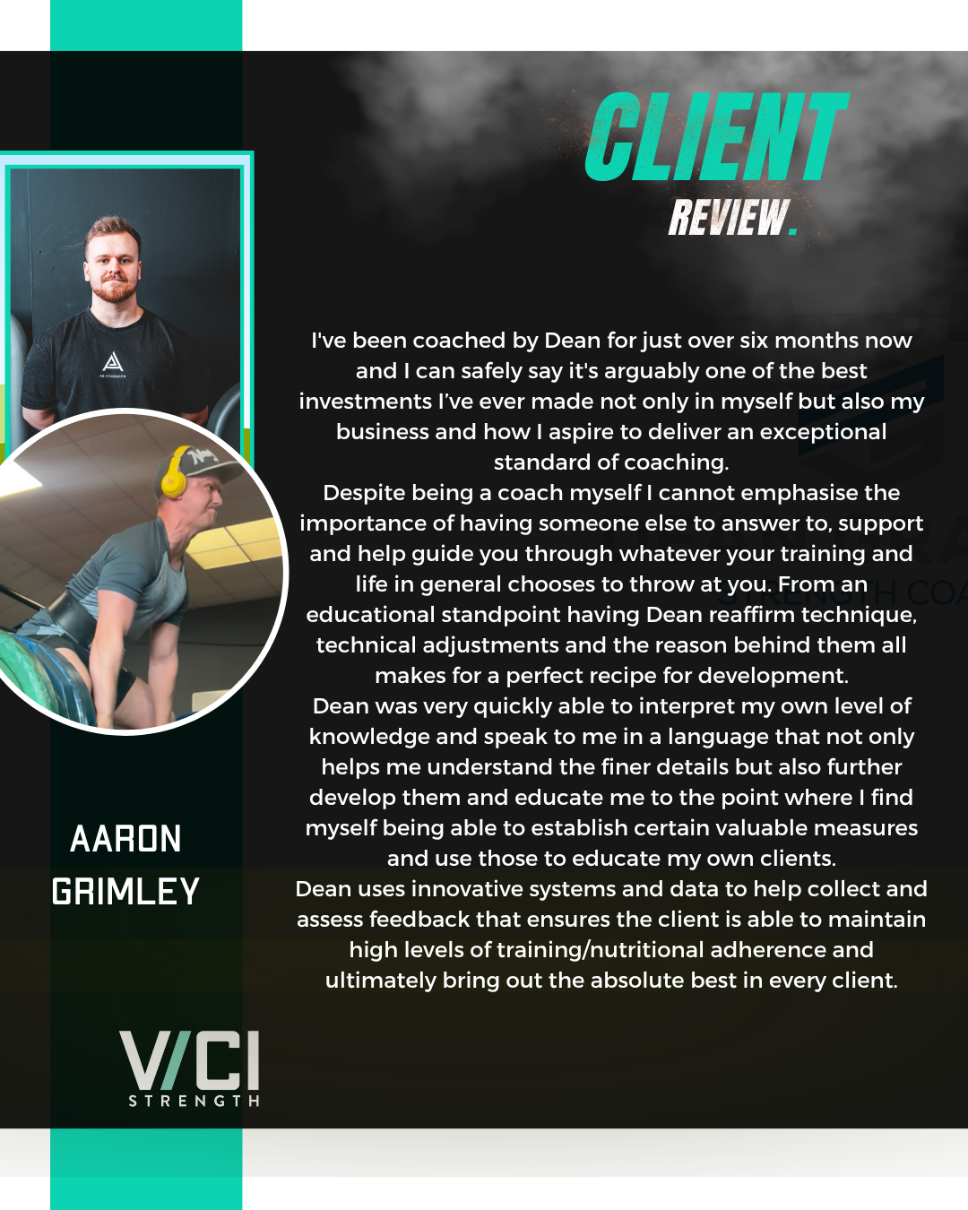 Aaron Grimley client review